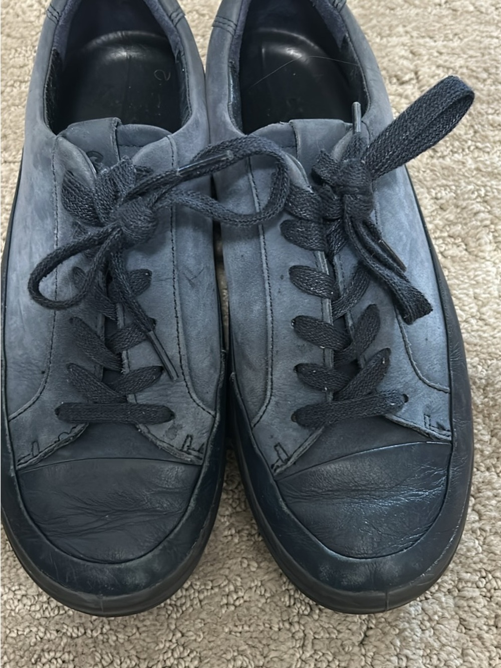 Ecco Women's Lace-Up Sneakers in dark Blue